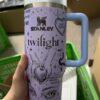 Twilight 40oz Tumbler, Vampire Wolf Romance Stainless Tumbler, Twilight Saga Fan Apparel, Edward Bella Drinkware Tumbler, Romance Book