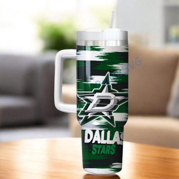 Alternative view of Dallas Stars Hockey 40oz Tumbler, Hockey Fan Gift