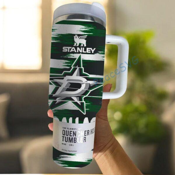 Dallas Stars Hockey 40oz Tumbler, Hockey Fan Gift