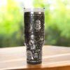 40oz star wars tumbler laser engraved stainless steel - Image 2