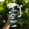 Dallas Stars 40oz Tumbler, Ice Hockey Fan Tumbler, Game Day Drinkware - Image 5