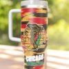 Chicago Blackhawks 40oz Tumbler, Ice Hockey Fan Tumbler, Game Day Drinkware - Image 2