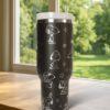 Laser Engraved Puppy Dog 40?oz Tumbler , Custom with Name - Image 7