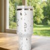 Laser Engraved Puppy Dog 40?oz Tumbler , Custom with Name - Image 4
