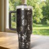 Magic 40oz Laser Tumbler Engraved , Fantasy Drinkware - Image 2