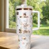 Stitch 40oz Tumbler Laser Engraved , Disney Handle Stainless Steel Tumbler - Image 2