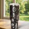 Custom Jasmine 40oz Tumbler Laser Engraved , Disney Princess Cup Handle Stainless Steel Tumbler - Image 3