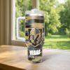 Vegas Golden Knights 40oz Tumbler, Ice Hockey Fan Tumbler, Game Day Drinkware - Image 2