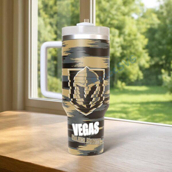 Alternative view of Vegas Golden Knights 40oz Tumbler, Ice Hockey Fan Tumbler, Game Day Drinkware