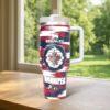 Winnipeg Jets 40oz Tumbler, Ice Hockey Fan Tumbler, Game Day Drinkware