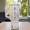 Personalized Little Mermaid Laser Engraved 40oz Tumbler, Disney Cup Handle Stainless Steel Tumbler