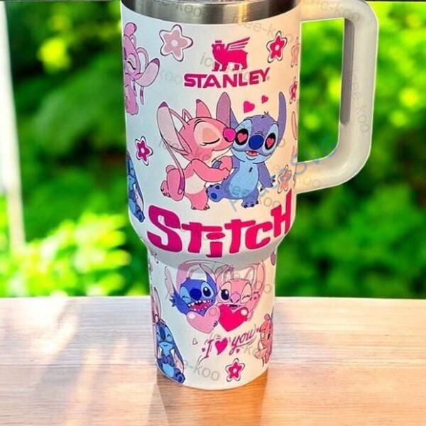 Alternative view of Valentine Alien Couple  40oz Tumbler, Valentine's Day Gift