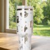 Custom Wonderland 40oz Tumbler Laser Engraved , Princess Coffee Cup Gift - Image 3