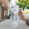 Custom Wonderland 40oz Tumbler Laser Engraved , Princess Coffee Cup Gift