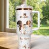 Custom Beauty & The Beast Theme Laser Engraved Tumbler 40oz , Personalized Tumbler with Name - Image 4