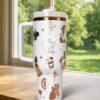 Custom Beauty & The Beast Theme Laser Engraved Tumbler 40oz , Personalized Tumbler with Name - Image 5