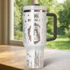 Personalized Princess Cinderella Disney Tumbler 40oz Gift for Her, Stainless Steel Insulated Cup - Image 6