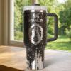 Custom Princess Cinderella Disney Tumbler 40oz Gift for Her, Stainless Steel Insulated Cup - Image 2