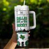 Dallas stars 40oz Tumbler, Ice Hockey Fan Tumbler, Game Day Drinkware - Image 5