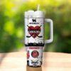 Carolina Hurricanes 40oz Tumbler, Ice Hockey Fan Tumbler, Game Day Drinkware