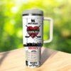 Carolina Hurricanes 40oz Tumbler, Ice Hockey Fan Tumbler, Game Day Drinkware - Image 4