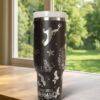 Personalized Little Mermaid Laser Engraved Tumbler, 30oz/40oz Stainless Steel Tumbler - Image 6