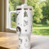 Personalized Little Mermaid Laser Engraved Tumbler, 30oz/40oz Stainless Steel Tumbler - Image 3