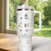 Personalized Puppy Dog 40oz Tumbler Laser Engraved Gift for Her or Him - Image 2