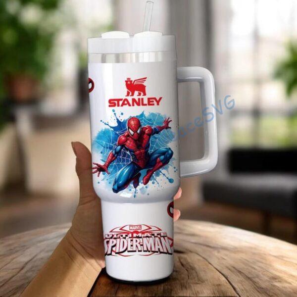 Alternative view of Spider-Man Tumbler, Super man 40oz Cup, Superhero Tumbler Cup, Movie Coffee Tumbler, Eddie Brock Tumbler, Symbiote Spider Insulated Tumbler