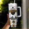 Personalized Boston Bruins 40oz Tumbler, Ice Hockey Fan Tumbler, Game Day Drinkware - Image 6