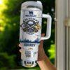 Personalized Buffalo Sabres 40oz Tumbler, Ice Hockey Fan Tumbler, Game Day Drinkware