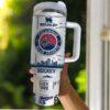 Personalized Columbus Blue Jackets 40oz Tumbler, Ice Hockey Fan Tumbler, Game Day Drinkware