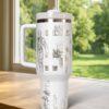 Marvel Avengers 40oz Laser Engraved Tumbler, Insulated Hot And Cold Cup - Image 2
