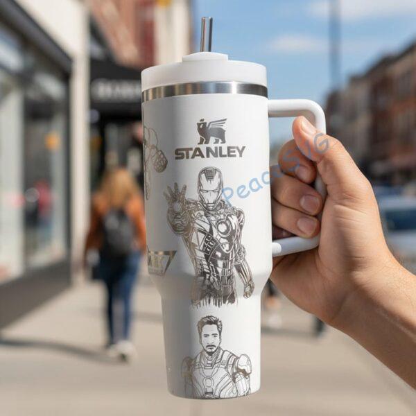 Marvel Avengers 40oz Laser Engraved Tumbler, Insulated Hot And Cold Cup