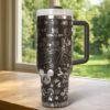 Customized Mouse Minnie Tumbler 40oz Laser Engraved, Disney Couples Coffee Tumbler, Valentine Gift - Image 9