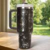 Laser Engraved Blue Alien Tumbler40oz Stainless Steel Travel Cup - Image 4