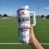 Personalized Colorado Avalanche Hockey 40oz Tumbler With Handle, Hockey Gift For Fan - Image 3