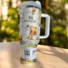 Classic Winnie the Pooh 40oz Tumbler , Quencher Vintage Pooh Bear Cup - Image 5