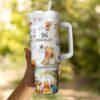 Classic Winnie the Pooh 40oz Tumbler , Quencher Vintage Pooh Bear Cup