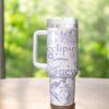 Twilight 40oz Tumbler Cup, Vampire Wolf Romance 40ozTumbler - Image 3