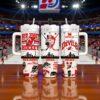 Personalized New Jersey Devils Hockey 40oz Tumbler With Handle, Hockey Gift For Fan