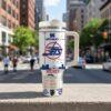 Personalized Winnipeg Jets 40oz Tumbler With Handle, Hockey Gift For Fan - Image 2