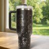 Personalized Groot Laser Engraved 40oz Tumbler Cup - Image 2