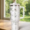 Personalized Goofy 40oz Tumbler Laser Engraved, Engraved Cartoon Cup, Custom Disney Gift - Image 4