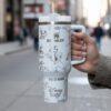 Personalized Goofy 40oz Tumbler Laser Engraved, Engraved Cartoon Cup, Custom Disney Gift