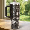 Personalized Valentine Mouse Minnie Laser Engraved Tumbler, Disney Couples Coffee Tumbler, Gift For Her - Image 8