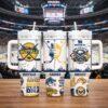 Custom Name Buffalo Hockey 40oz Tumbler With Handle, Boston Fan Gift - Image 2