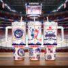 Personalized New York Rangers 40oz Tumbler With Handle, Ice Hockey Fan Gift - Image 2
