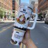 Personalized Ottawa Senator 40oz Tumbler With Handle, Ice Hockey Fan Gift