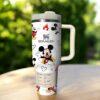 Personalized Mickey Mouse 40oz Tumbler Cup ? Cartoon Stainless Steel Travel Mug Gift - Image 5